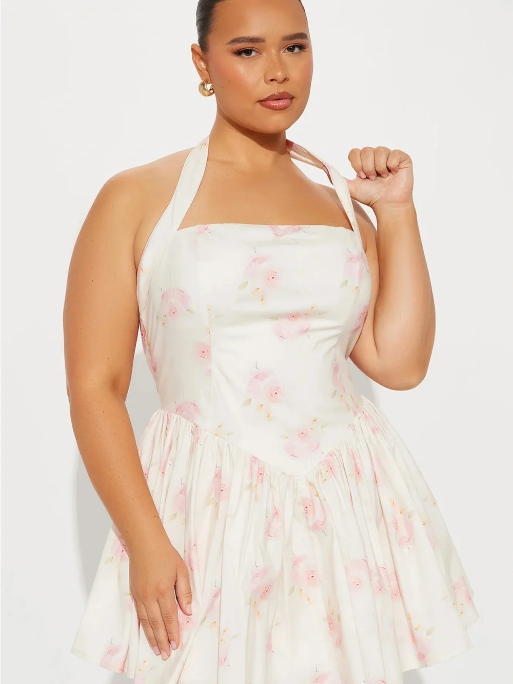 Arabelle Floral Mini Dress - Pink/combo